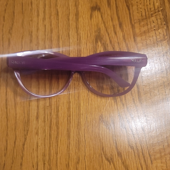 NWOT Ralph Lauren Purple Round Medium Large Sunglasses - Picture 4 of 11